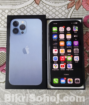 iPhone 13 pro max 256, sierra blue,